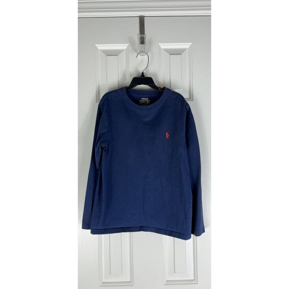 Polo Ralph Lauren Boys Navy Shirt Size S 8